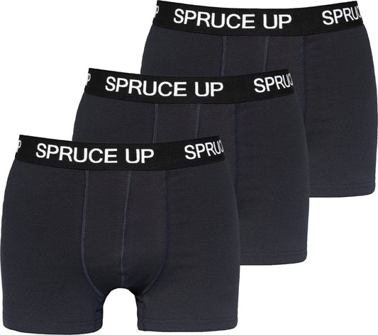 SPRUCE UP - Boxershorts heren - Katoen - Blauw - 3Pack